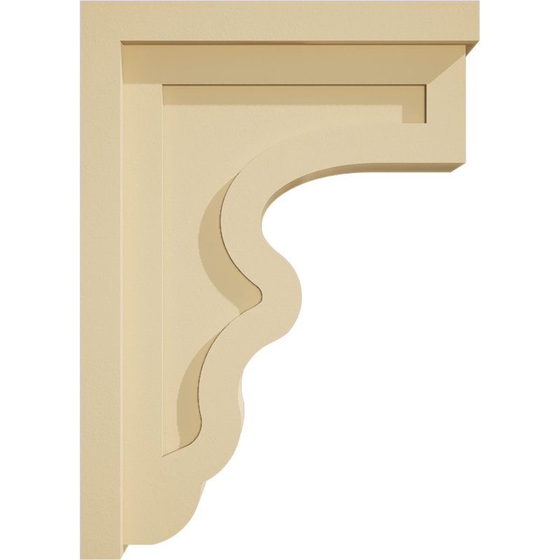 Corbeau en uréthane standard Highland Signature, brun clair apprêté, H 11,25 po x l 3,5 po x P 8 po