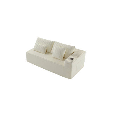 Canapé à compression ouvert de 71 po de largeur avec assise droite et accoudoir droit