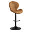 Tabouret de bar pivotant à dossier festonné-278113829