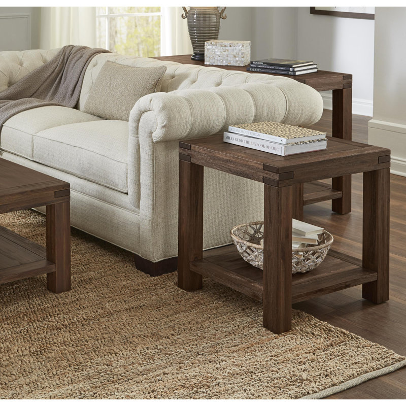Kaicey Solid Wood End Table