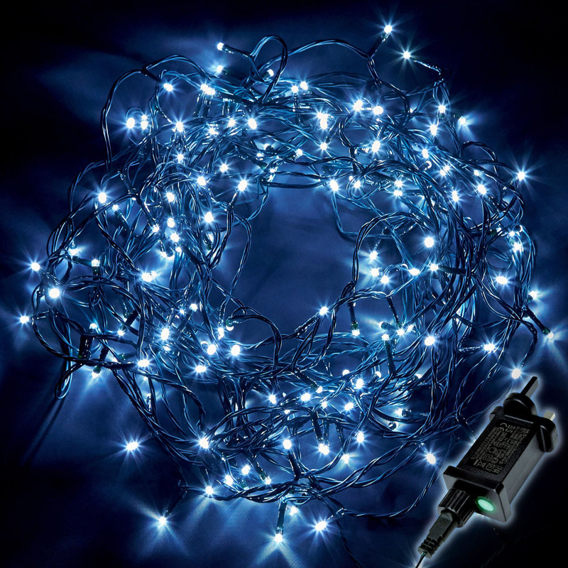 NETTA LED Christmas Tree Fairy String Lights - Plug In with Timer and Memory Functions, 1cm H x 5000cm W x 1cm D (2000 LED)