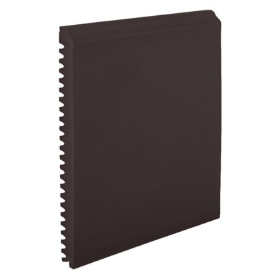 Pinnacle Plus (TS) Rubber Profile #65, 4 5/8" H x 96” L x 3/8" Thick Wall Base (Set of 6)  (Set of 6) Color Brown