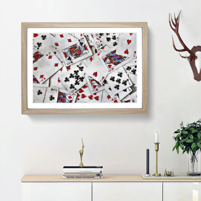 Deck of Cards - Picture Frame Graphic Art Print on MDF