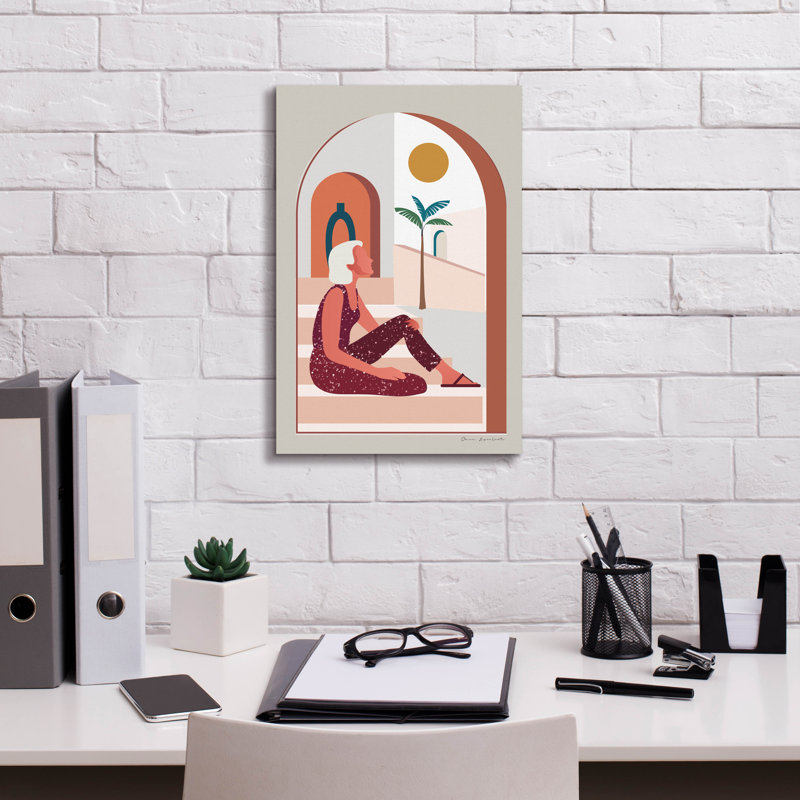 Toile épique «Luxe Traveller 1» par Omar Escalante, H 18 po x l 12 po x P 0,75 po