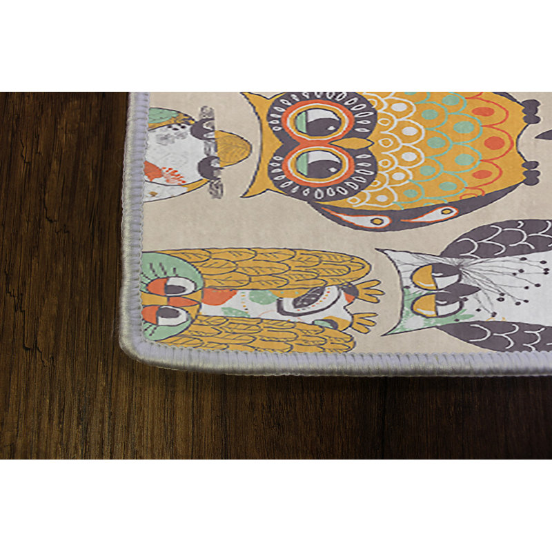 Tapis tissé élégant (4 x 6 pi), 100% polyester, d'une hauteur de poils de 0,4 po | Antibactérien, antidérapant sous la surface | Lavable à la machine, impression numérique 3D | Parfait pour le salon, la chambre à coucher et la décoration intérieure