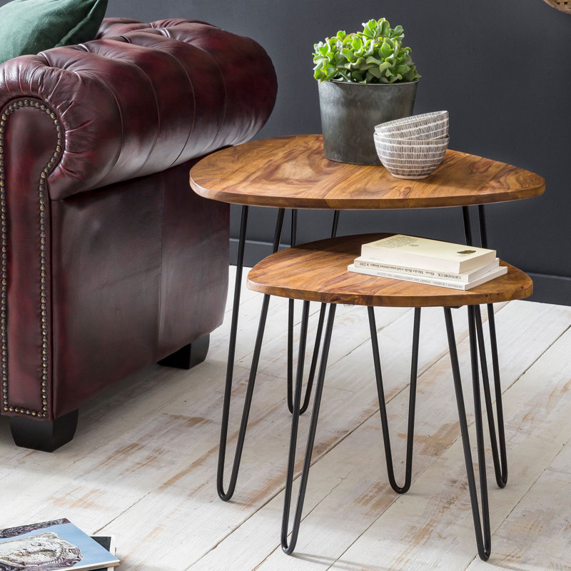 Aldona Solid Wood Nesting Tables