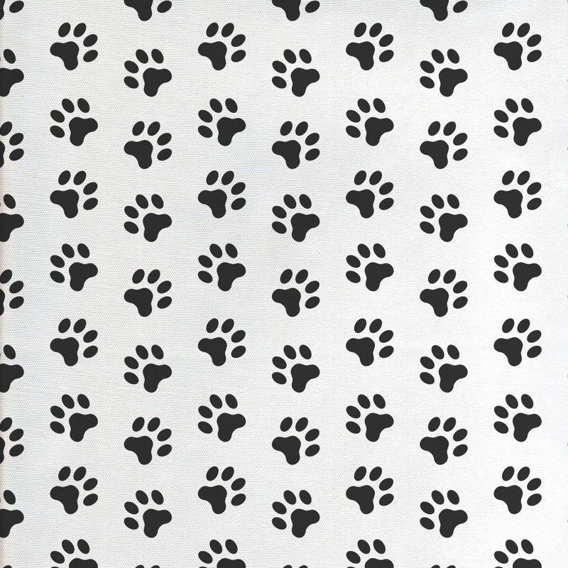 Tissu d’impression patte, l 58 po x L 180 po