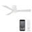 Hug 3 - Blade Smart Ceiling Fan with Remote Control and LED Light Kit Included-55354983-124361695