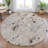 Machine Washable Indoor/Outdoor Xhevrie Linen Rug-112168583