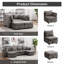 Repose-pieds rembourré avec repose-pieds et repose-pieds-1457143147