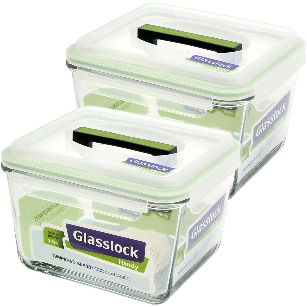 Glass Food Storage Container (Set of 2) Glasslock