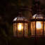 Lampadaire d'extérieur à DEL 3 lumières rouille