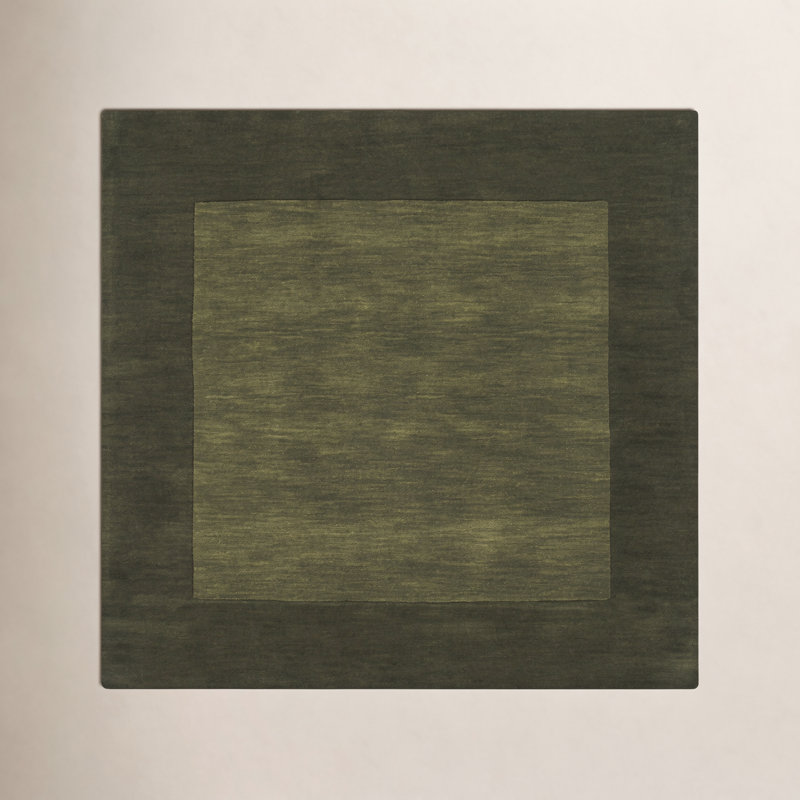 Dolma Hand Loomed Wool Rug, Square 6'
