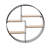 4 Piece Circle Recessed Wall Shelf
