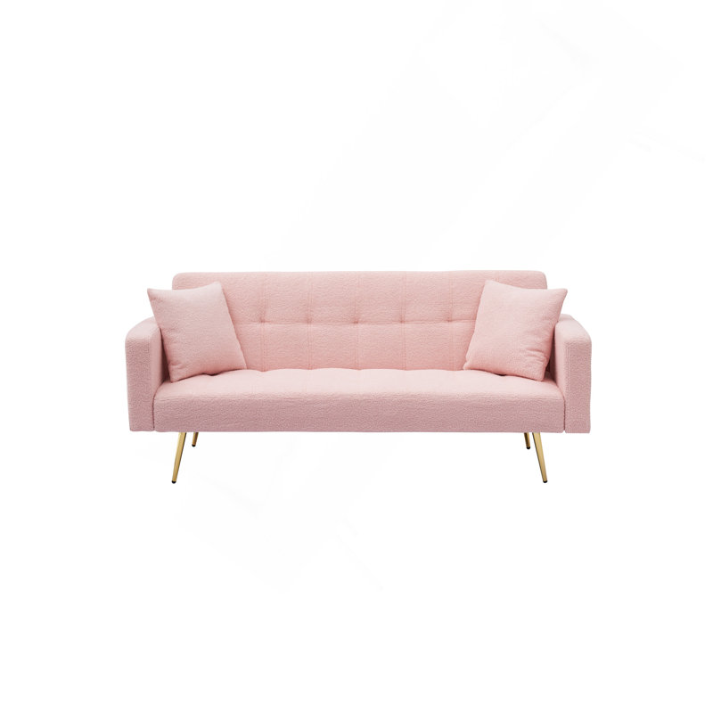 Canapé-lit 71,7 po Modern, Ourson rose