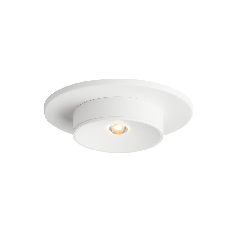 Caldera-Semi-Flush Mount, White