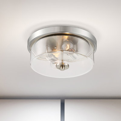 Barines Glass Flush Mount