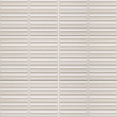 Groove 8X16 Fluted Ceramic Wall Tile