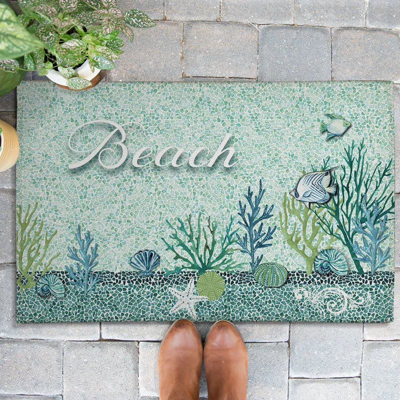 Tapis d'extérieur Lagoon, L 36 po x L 60 po