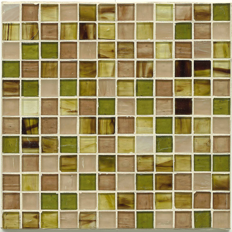 Fusion 1" x 1" Glass Grid Mosaic Wall & Floor Tile