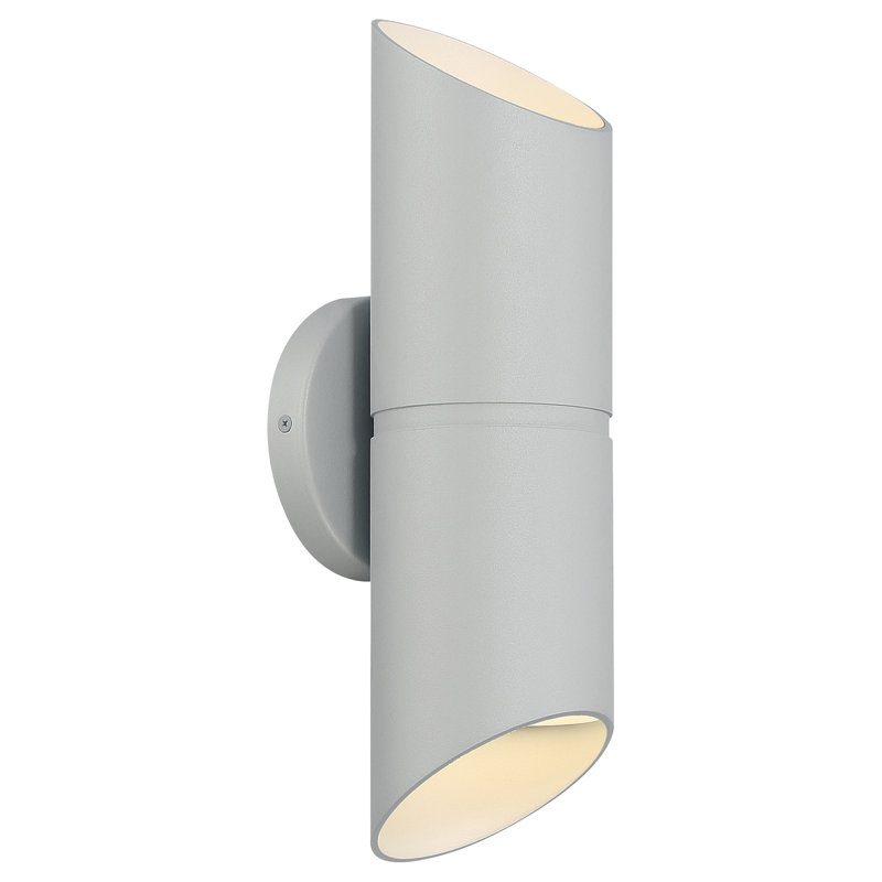 Jarris Steel Wall Light, Satin, 14" H x 4.75" W x 4.75" D
