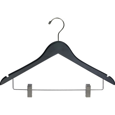 Combo cintre en bois pour jupe / pantalons
