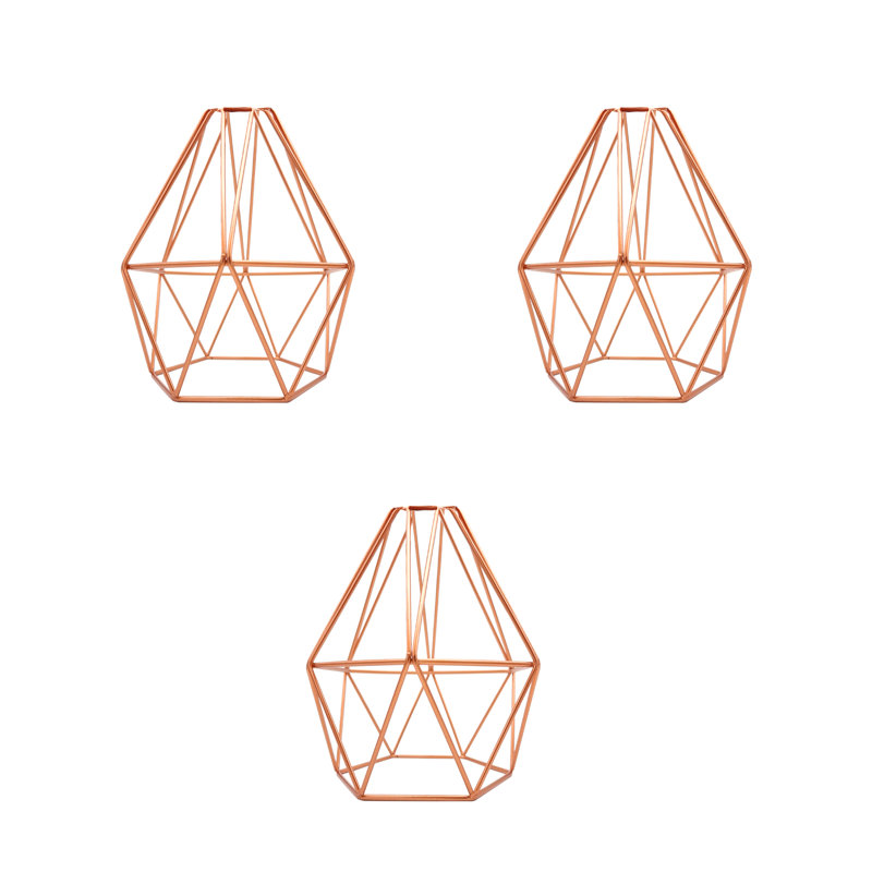 Andromedae - Light LED Geometric Pendant, Rose Gold