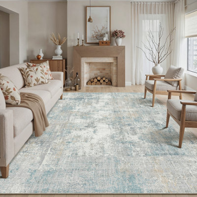 Tapis abstrait moderne Aurelia