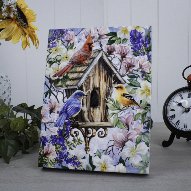 Spring Awakens 8x6 Lighted Tabletop Canvas