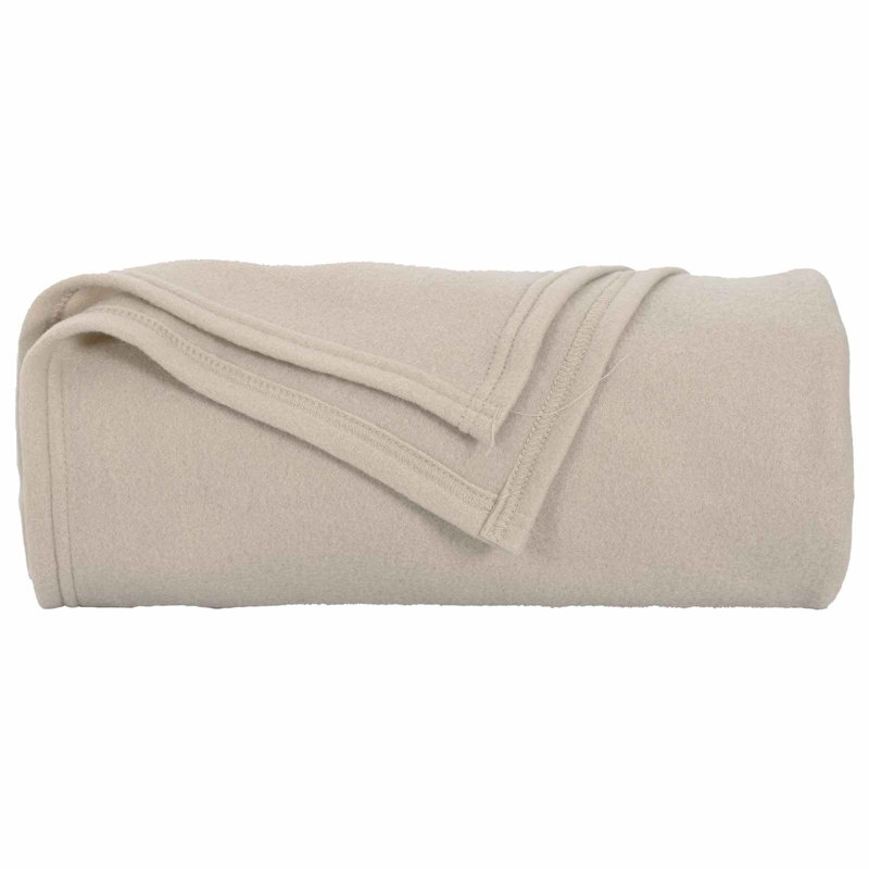 5.5-51 Throw Blanket, Beige, 170cm x 130cm