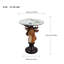 Table d'appoint avec tête de cerf et table d'appoint