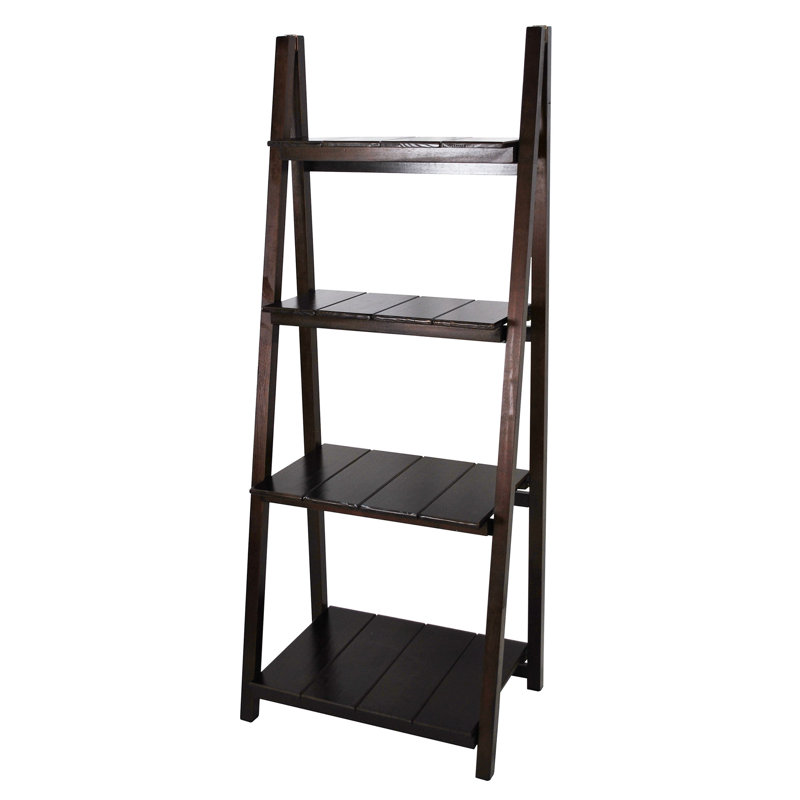 Aramis Ladder Bookcase, Espresso
