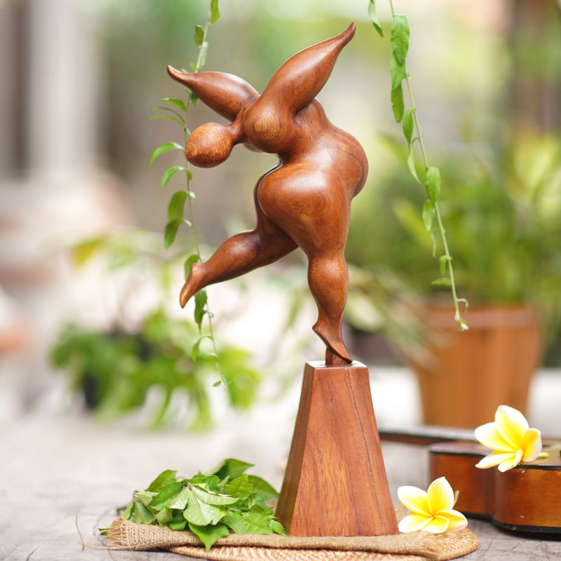 Figurine danseuse en bois Brayfield "Let's Dance"