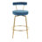 Kayson 25.5" Gold Swivel Upholstered Counter Stools-1129021416