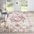 Christa Oriental Fuchsia/Ivory Area Rug-1455684776