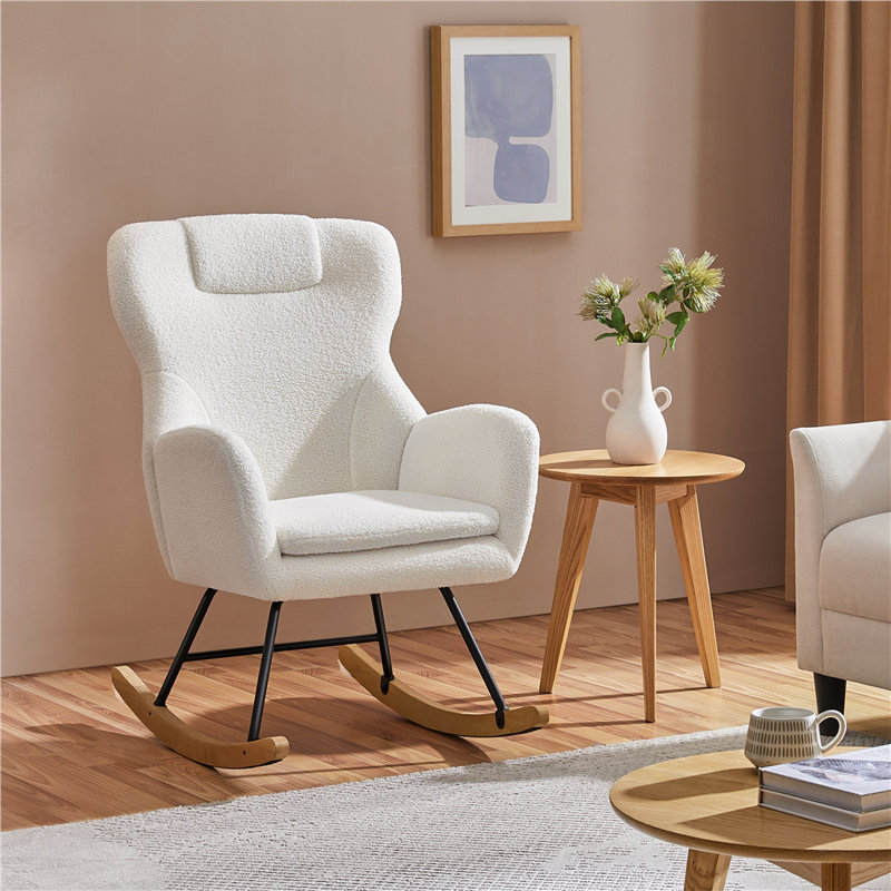 Color Rocking Chair, Ivory