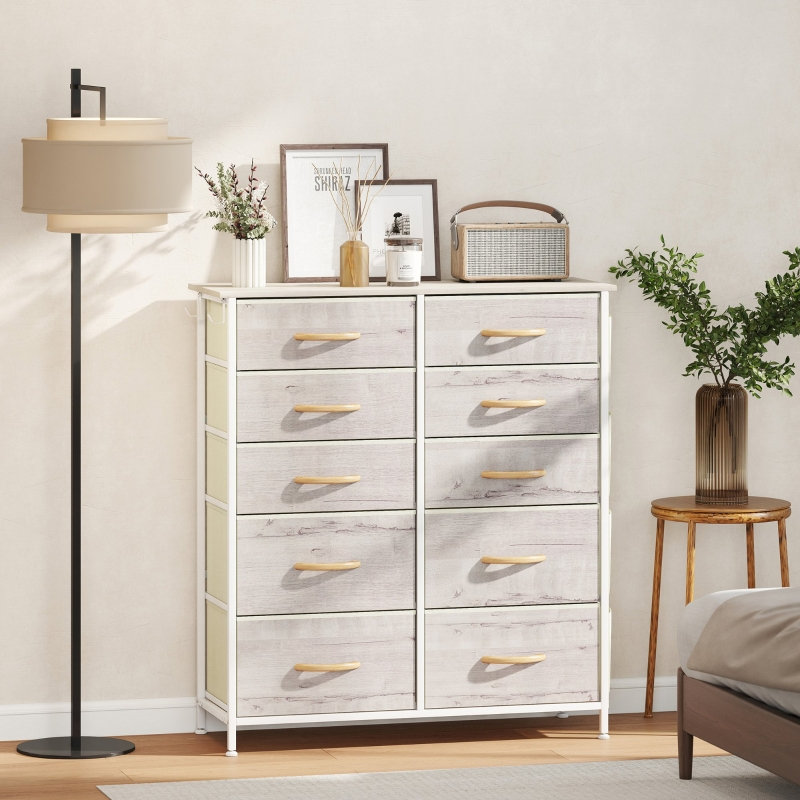 86cm W 10 - Drawer Chest of Drawers