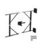 VEVOR Black Iron Gate Frame