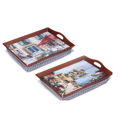 Edgar Solid Wood Tray - Set of 2