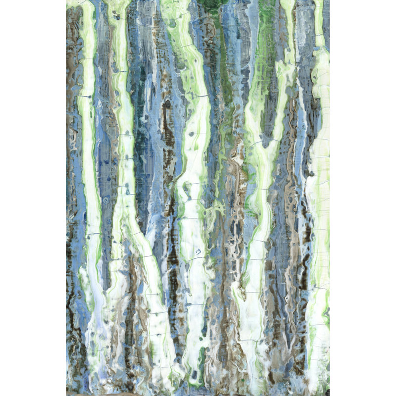 Melt II by Alicia Ludwig - Painting Print, Wrapped Canvas, 30cm H x 20cm W