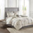 King/ King Comforter , , 6 Pieces, Cotton Embroidery Reversible For King,-120945240