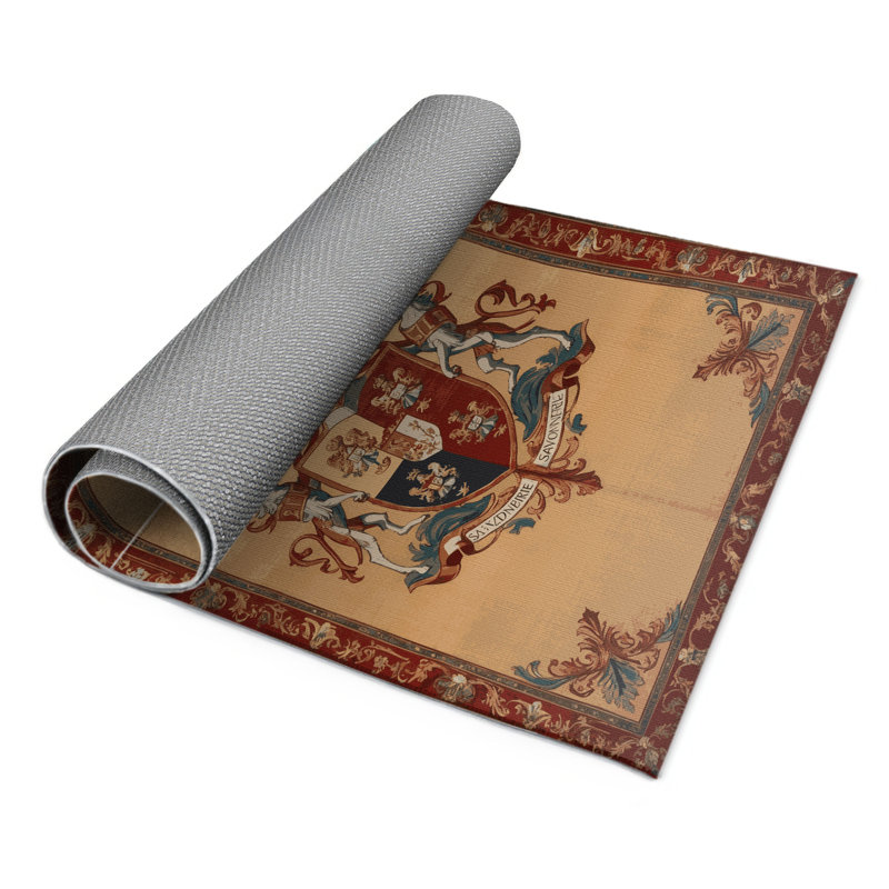 Tapis d'intérieur et d'extérieur brun français, Rectangulaire 3 pi x 5 pi