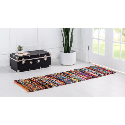 Lilan Cotton Abstract Indoor Rug