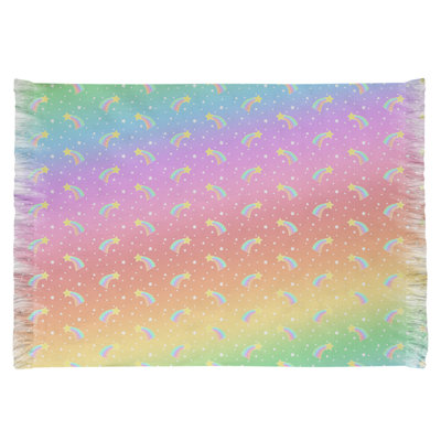 Tapis rose/mauve/vert à l’étoile filante Mcguigan