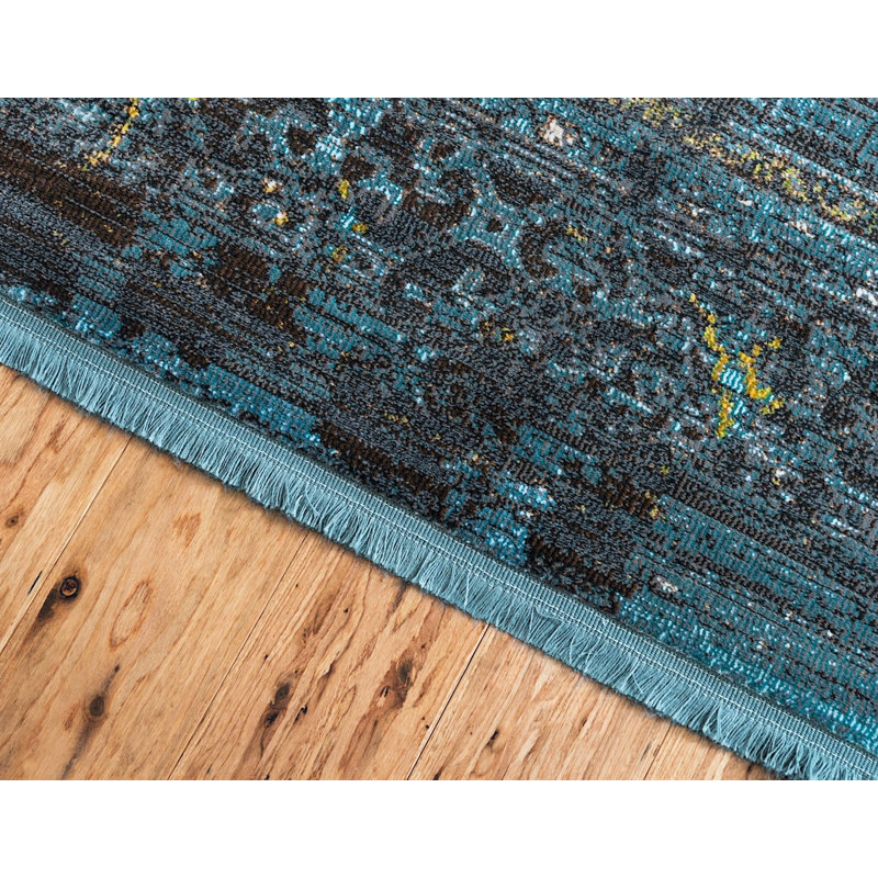 Folmar Oriental Indoor Rug, Rectangle 4'3" x 6'