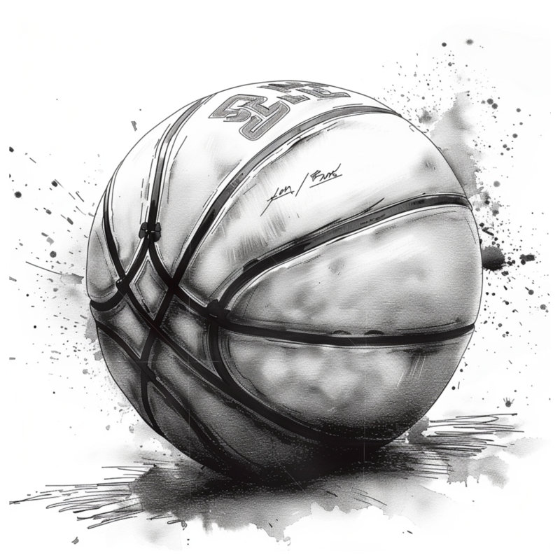 Coussin Basketball, coussins décoratifs double face, 20 po x 20 po