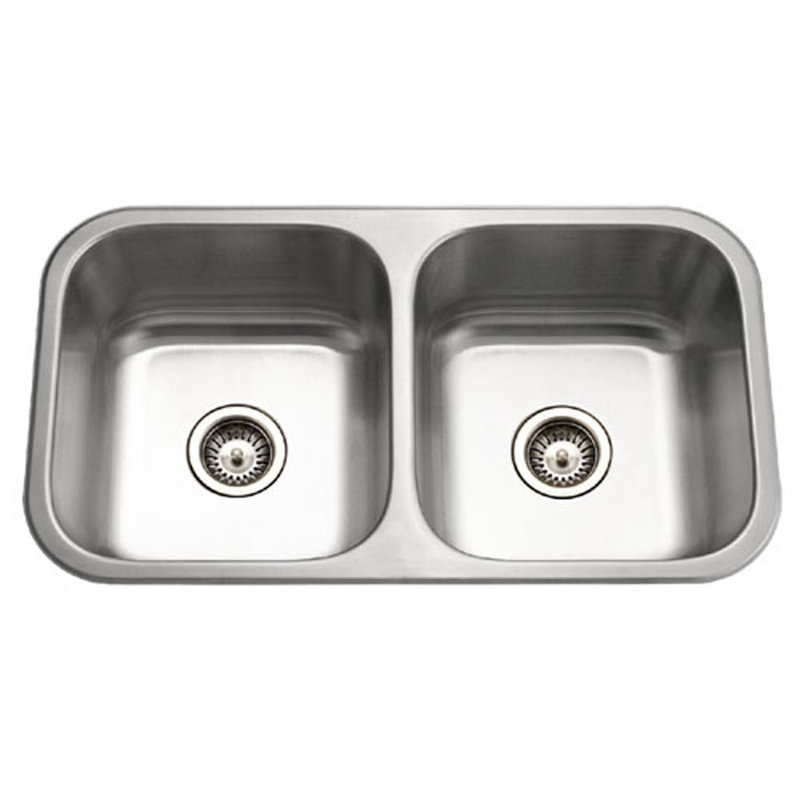 Évier de cuisine à double cuves l 31,5 po x l 17,94 po Belleo