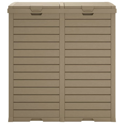 Polypropylene Manual Lift Kitchen Trash Can - 60.8 Gallons