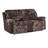 Bruni Brown Console Reclining Loveseat
