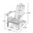 Hollywood Foldable Adirondack Chair-2050842031